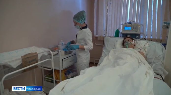 Больница Магадан. Скриншот: ГТРК Магадан