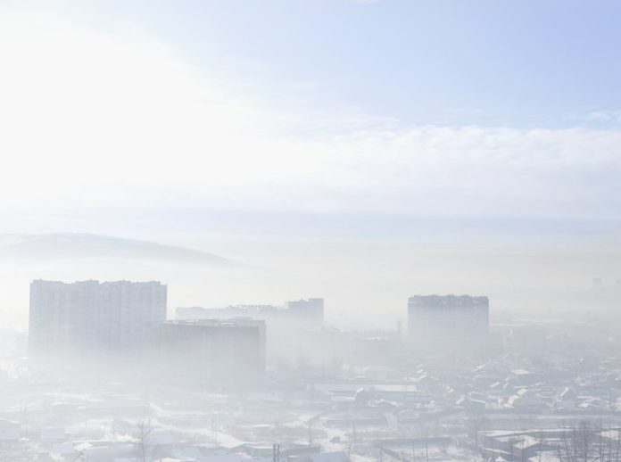 Загрязнение воздуха в Чите. Фото: chita.ru