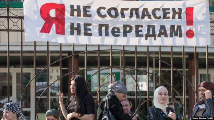 Протесты в Ингушетии, Магас