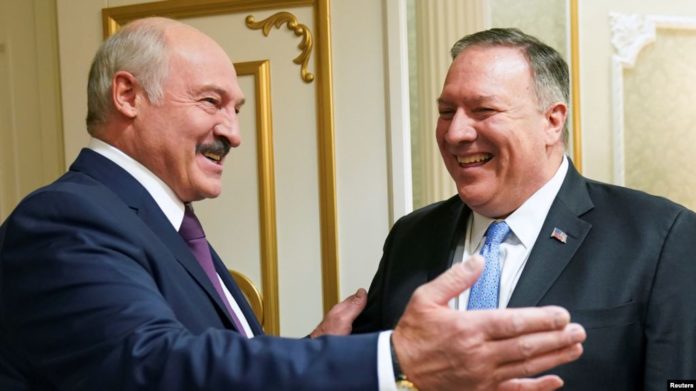 Помпео, Лукашенко