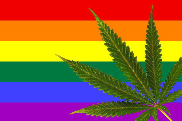 трава, марихуана, радужный флаг, легализация, каннабис, конопля