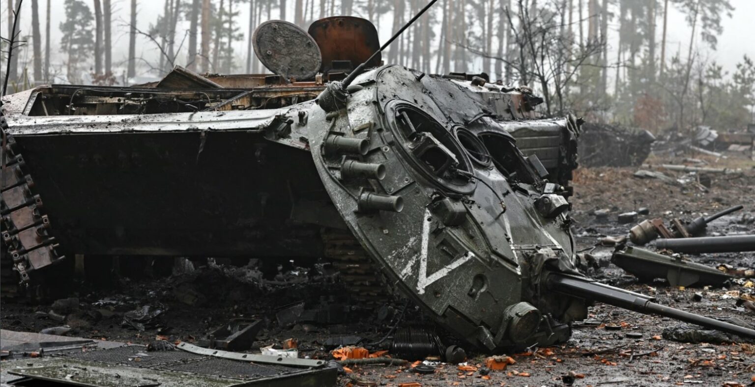 Фотографии разбитой военной техники